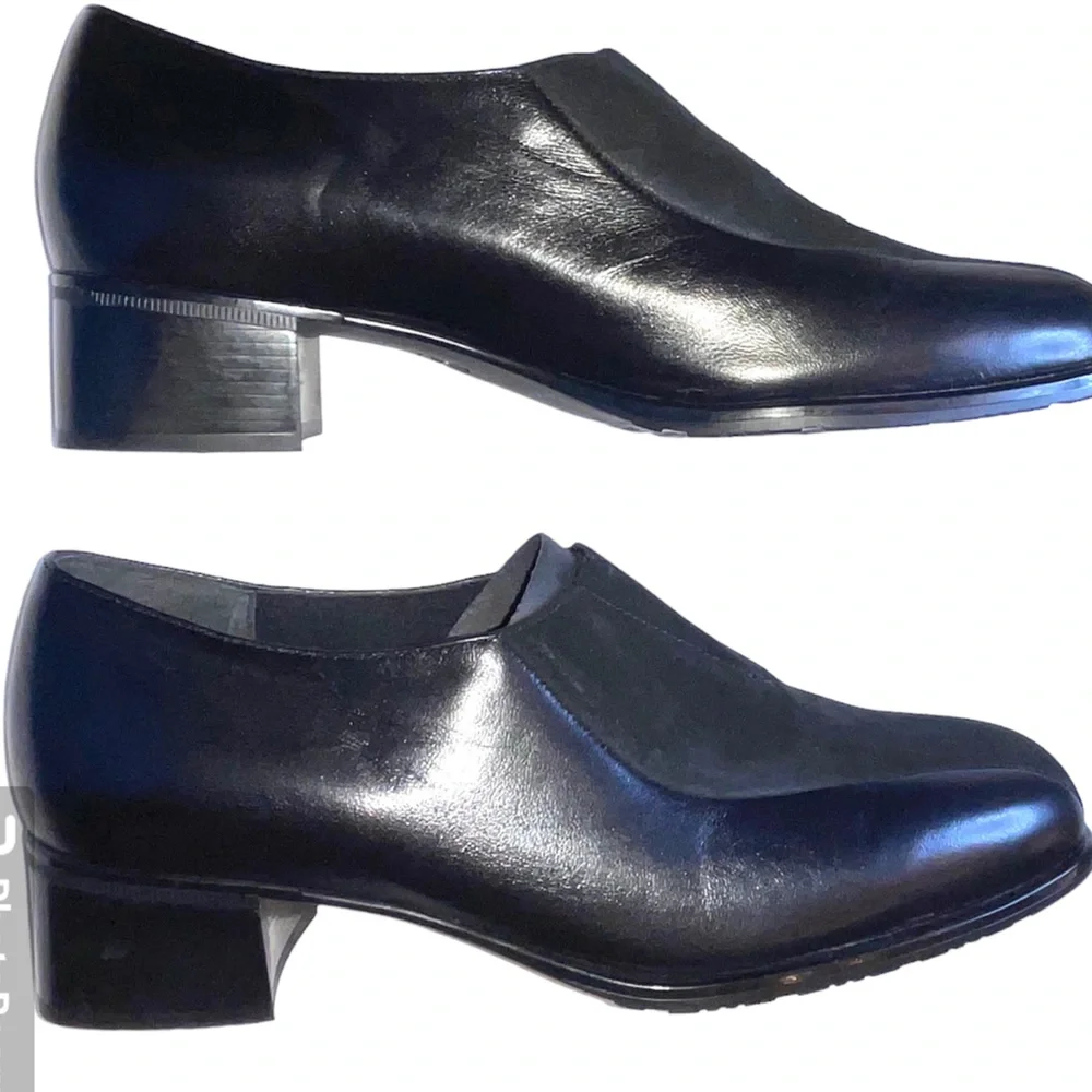 New Munro Solano Black Kid / Suede Upper Comfortable Dress Shoes Women’s Size 7W - Picture 3 of 15